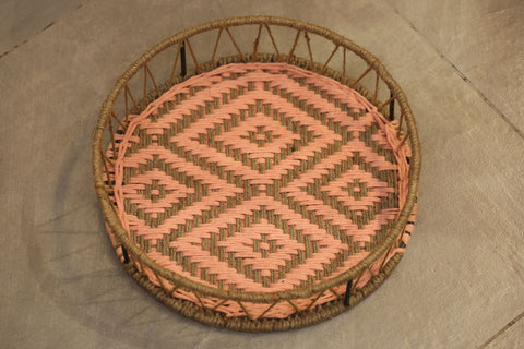 ROSE GOLD PRINTED JITU HANDMADE TRAY