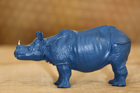 BLUE MATTE RHINO(ONE HORNED)