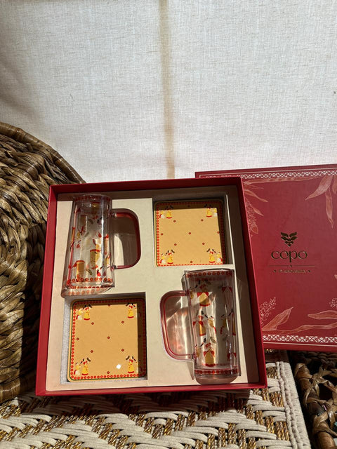Glass Mug Set