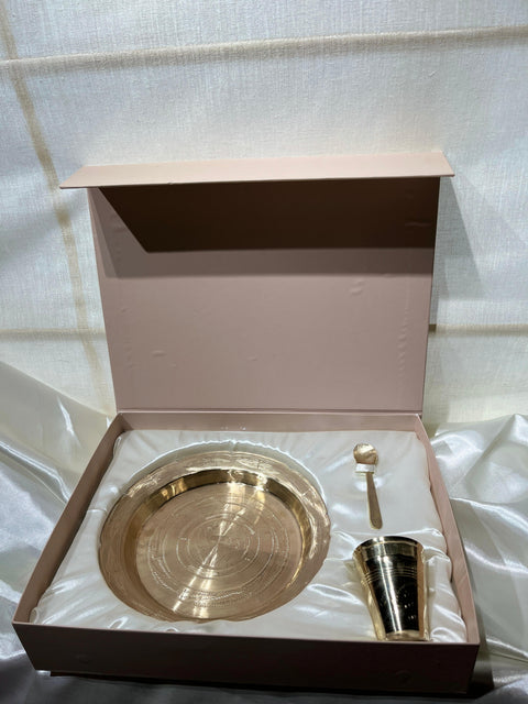 Annaprasanna Thali Set (with Glass)
