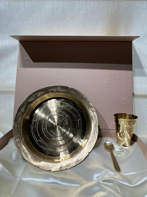 Annaprasanna Thali Set (with Glass)