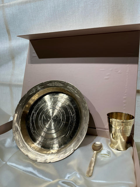 Annaprasanna Thali Set (with Glass)